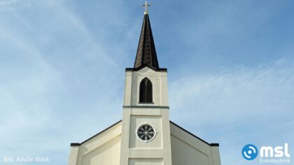 Beschallung und Tontechnik für Kirche und Moschee: MSL Eventtechnik bietet Lösungen für mehr Sprachverständlichkeit.