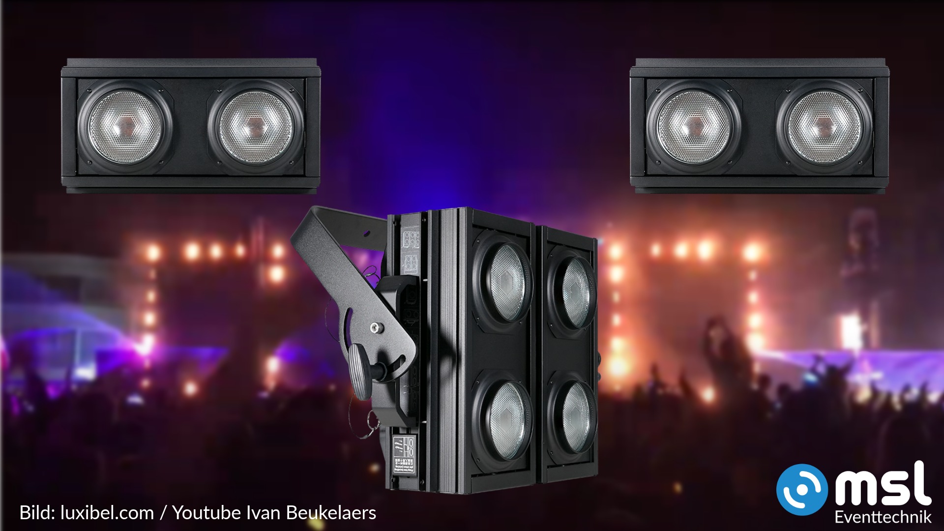 Luxibel B Blinded Blinder Effekt bei MSL Eventtechnik mieten für Konzert und Party