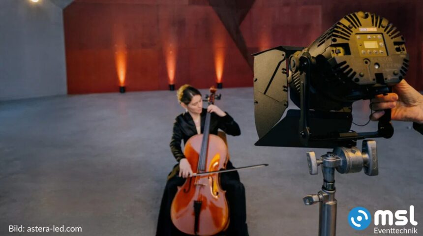 Neu im Mietpark: Astera QuikPunch, kabelloser Fresnel-Scheinwerfer mit Akku