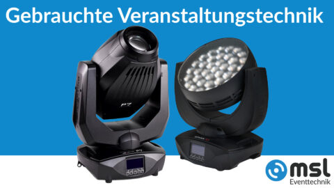JB Lighting gebraucht zu verkaufen bei MSL Eventtechnik JB Lighting Varytec P7 Movinghead und Sparx10 Washlight Occasion Gebrauchtgeräte